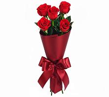 Букет 5 Красных роз Эдлесс Лав в Подберезье