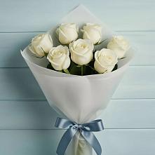 Букет 7 Белых роз Эдлесс Лав #REPLACE_PRED# Подберезье