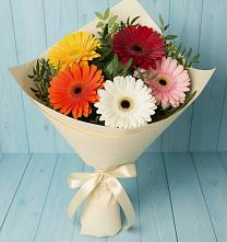 Букет цветов из:  Герберы в Подберезье