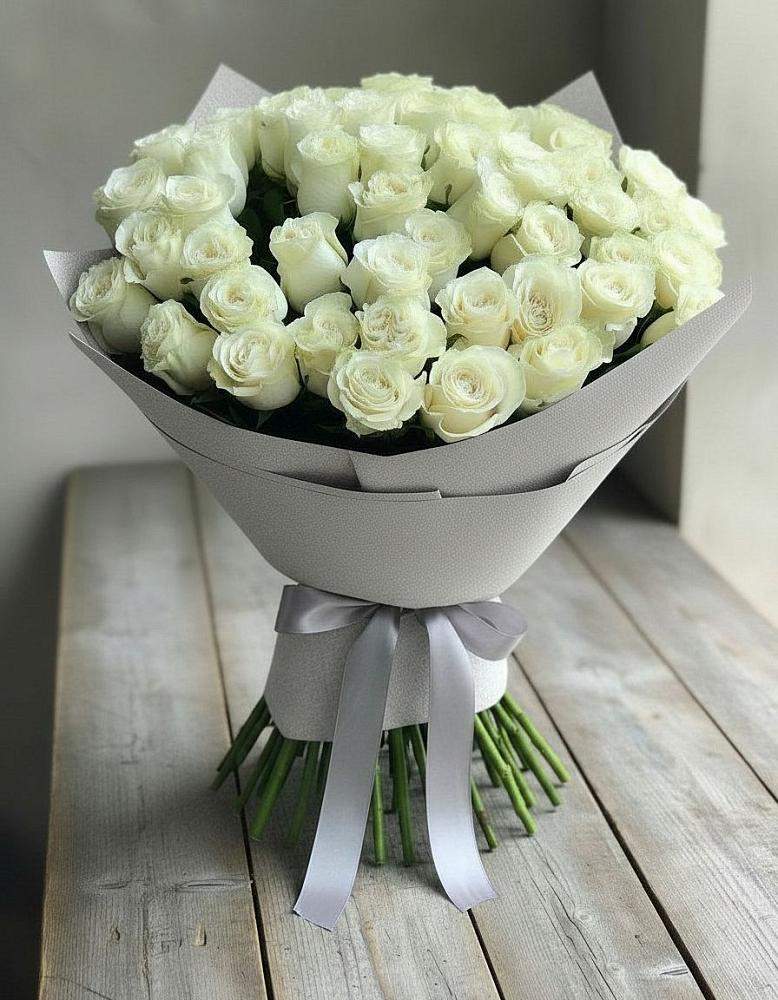Букет 35 Белых роз в Подберезье