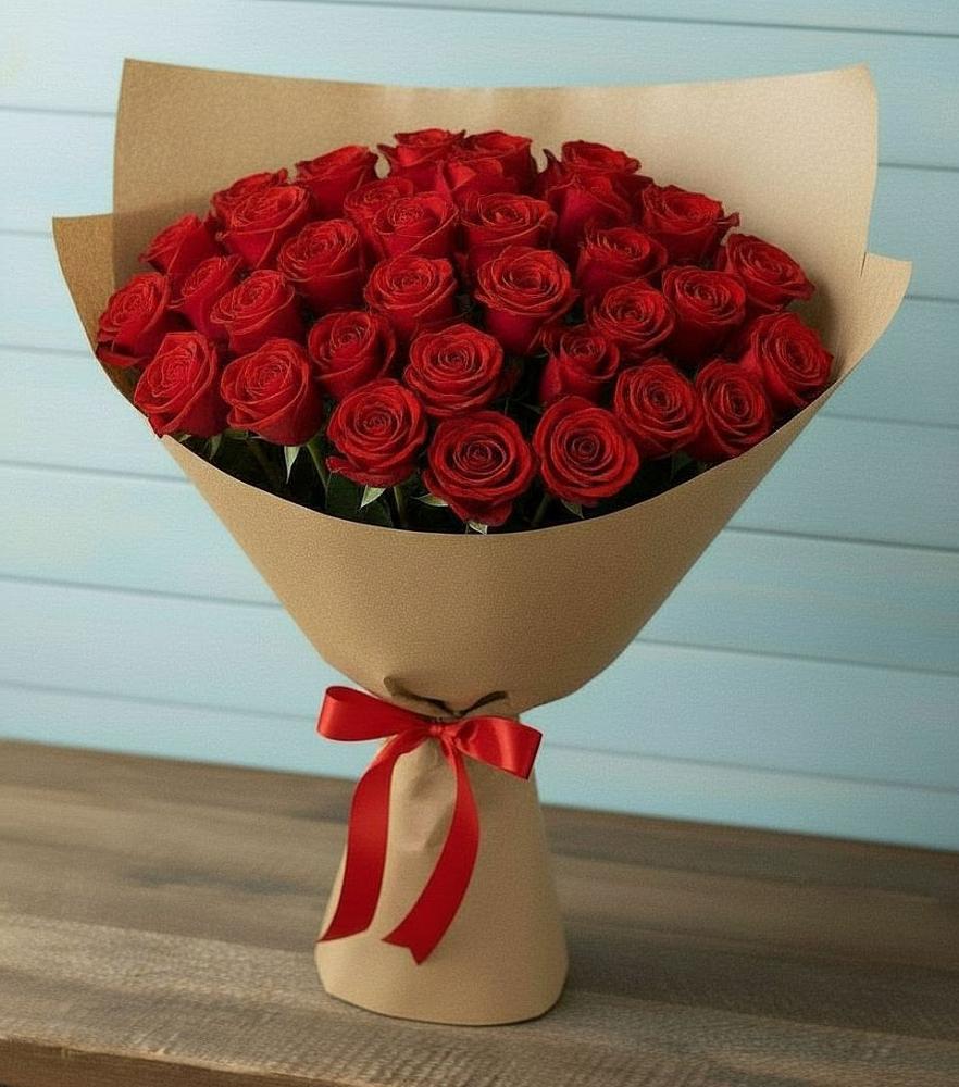 Букет Красные розы Милано в Подберезье