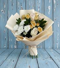 Букет цветов из:  Розы и Хризантемы #REPLACE_PRED# Подберезье