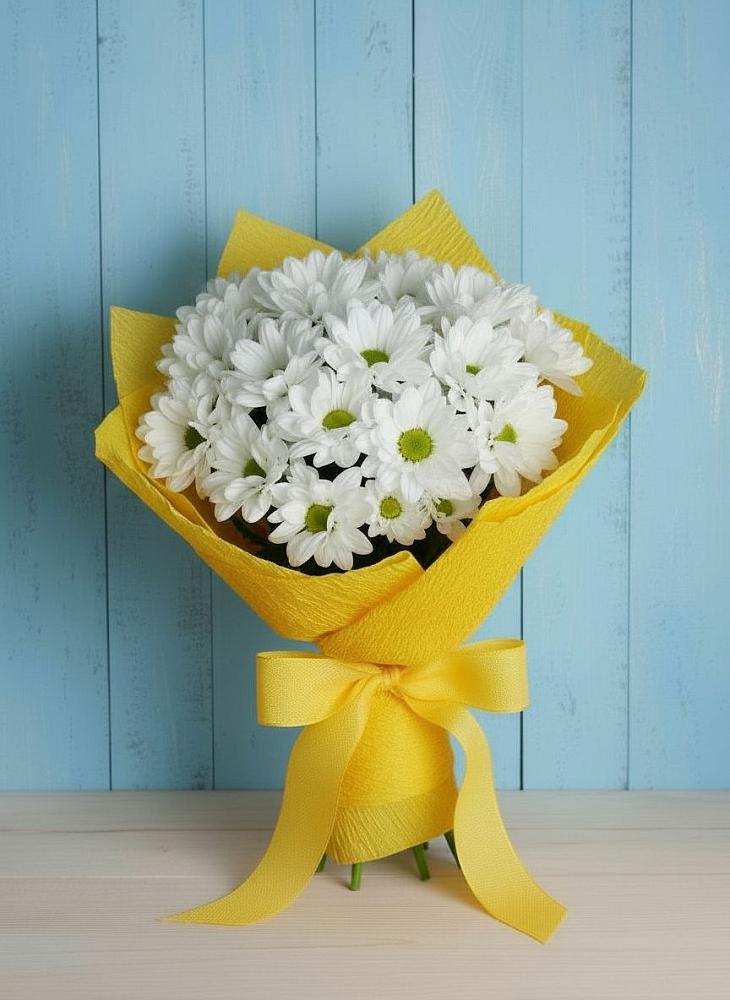 Букет цветов из: Хризантемы в Подберезье