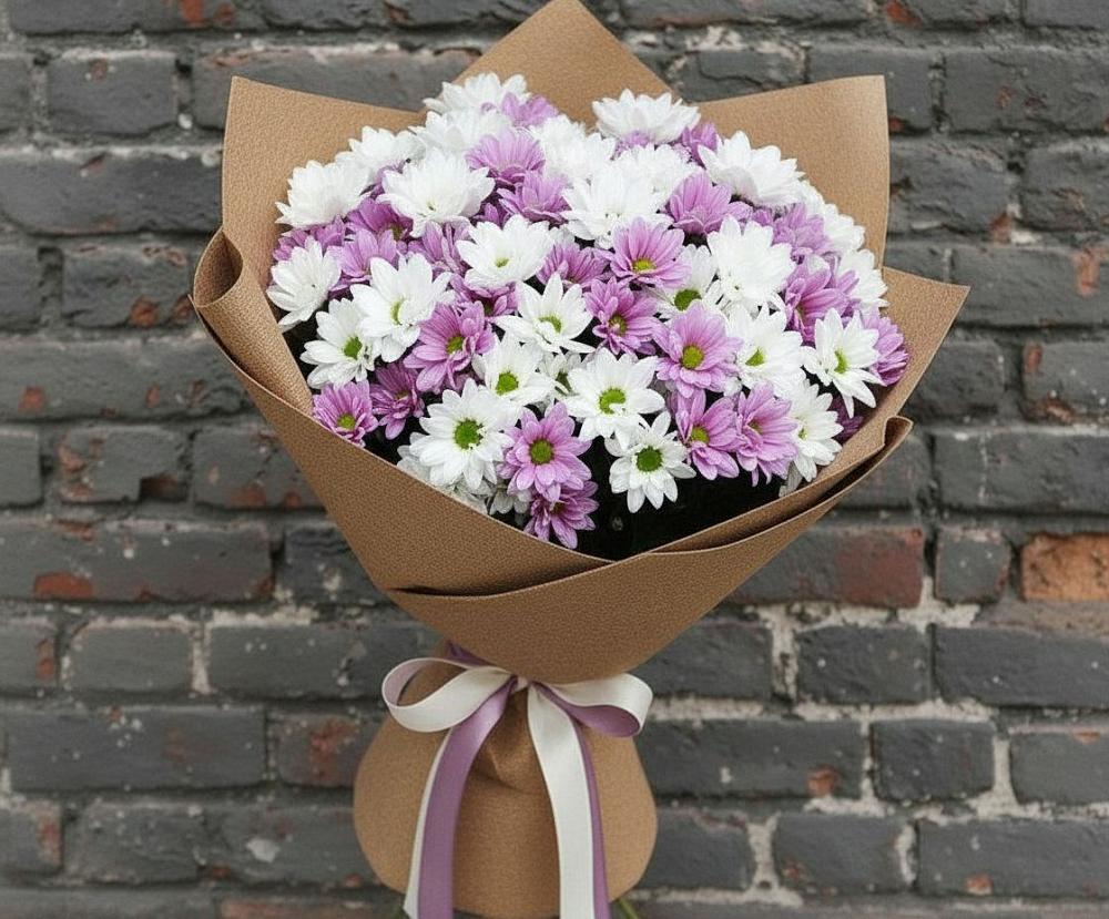 Букет цветов из: Хризантемы в Подберезье