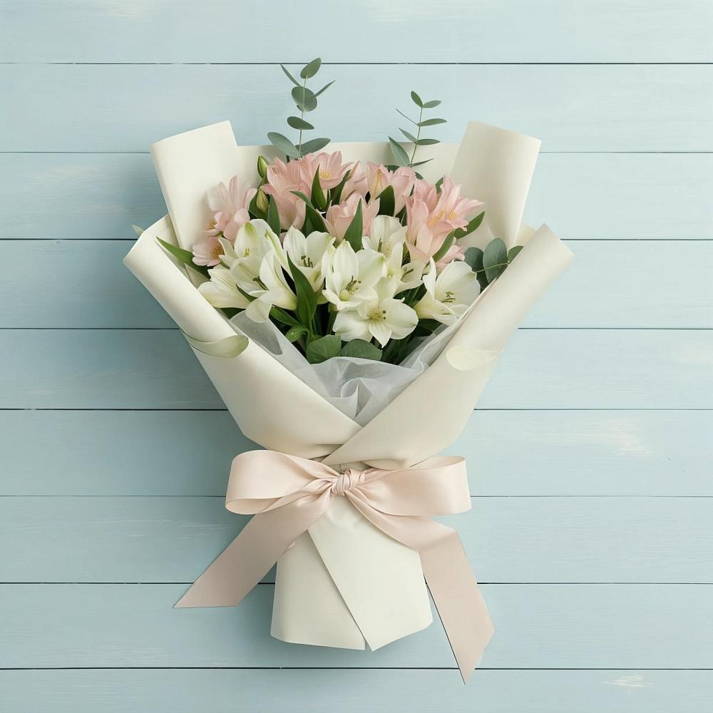 Букет цветов из: Альстромерии в Подберезье